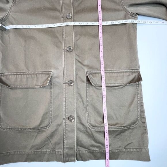 Aritzia Talula Wessex Canvas Jacket Green Utility Boxy Army Style Jacket Small - Picture 8 of 10